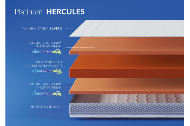 Матрац Highfoam Noble Platinum Hercules
